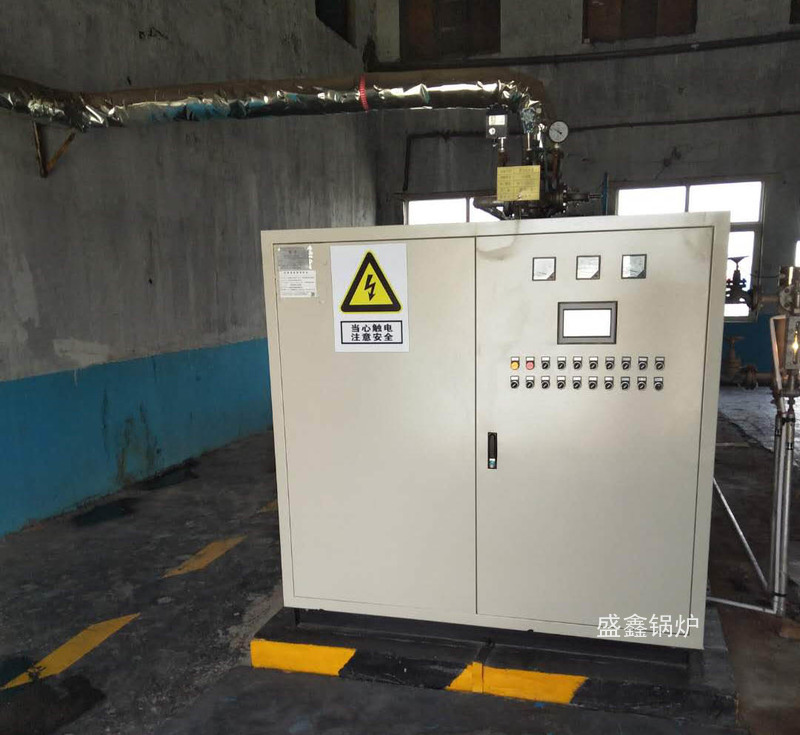 WDR1電熱蒸汽鍋爐現(xiàn)場安裝圖